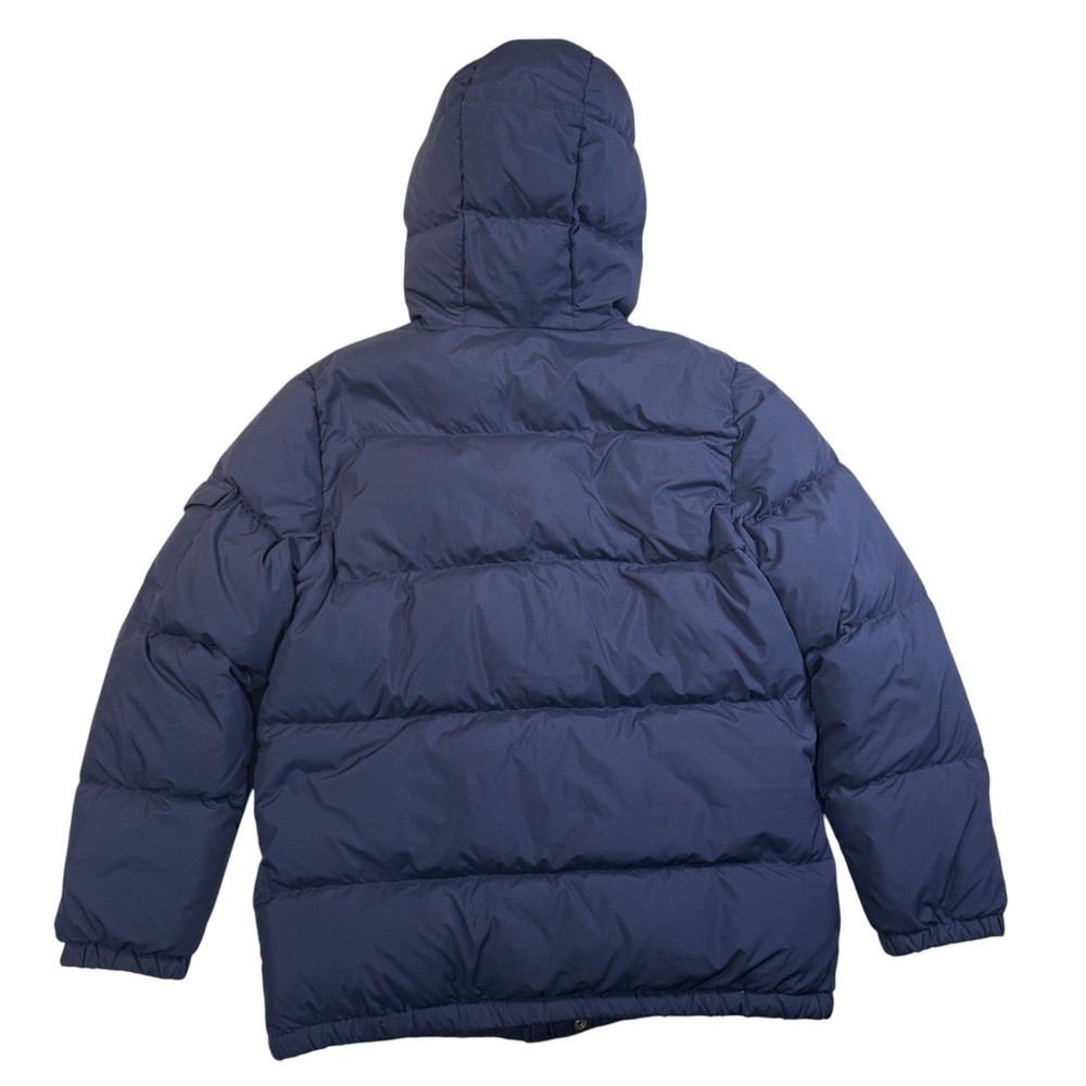 Polo Ralph Lauren Down Puffer Hooded Jacket Youth XL 18-20 Navy Blue Quilted - Picture 2 of 13